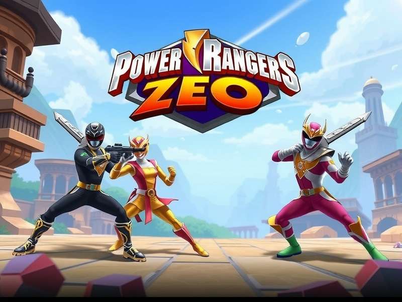 Power Rangers Zeo Rescue Game Main Screen