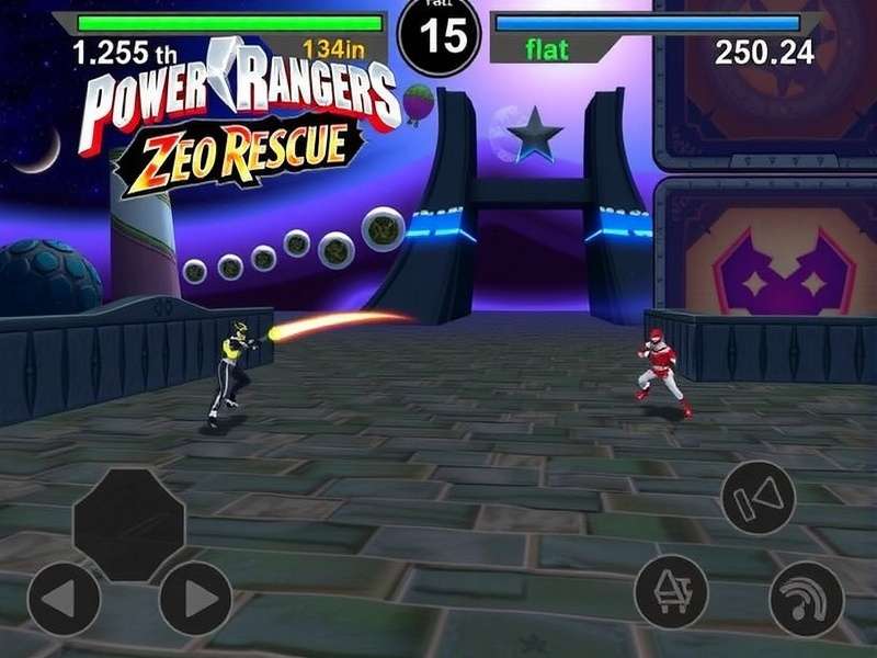 Power Rangers Zeo Rescue Combat Gameplay